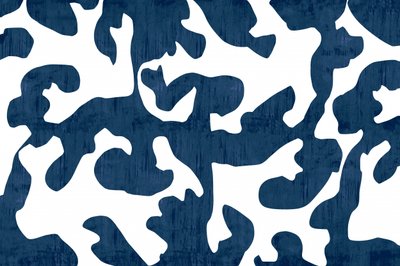 Flydende indigo-mønster af cartissi