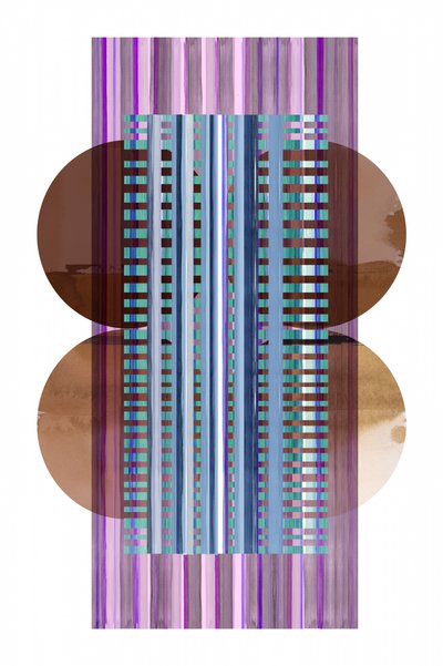 Abstrakt design i lag af cartissi