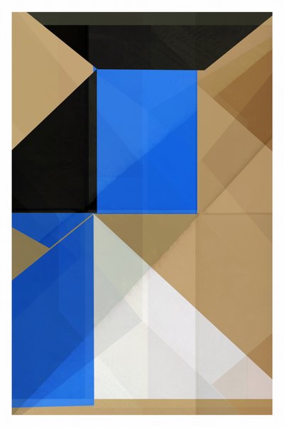 Geometriske former i lag af cartissi