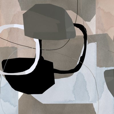 Moderne neutral abstraktion af cartissi