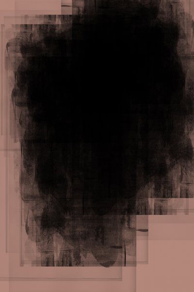 Stemningsfuld sort abstraktion af cartissi