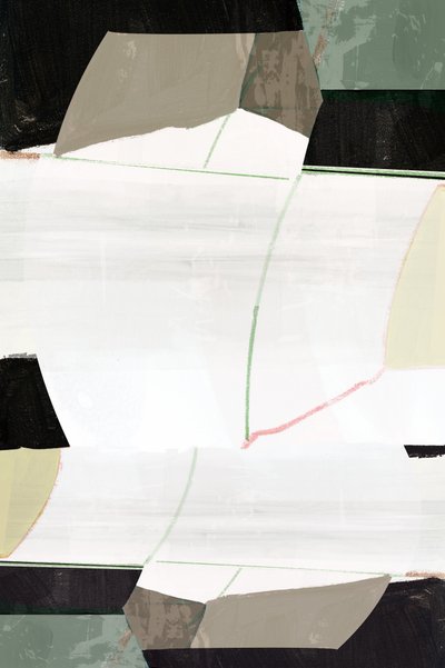 Afdæmpet geometrisk abstrakt af cartissi