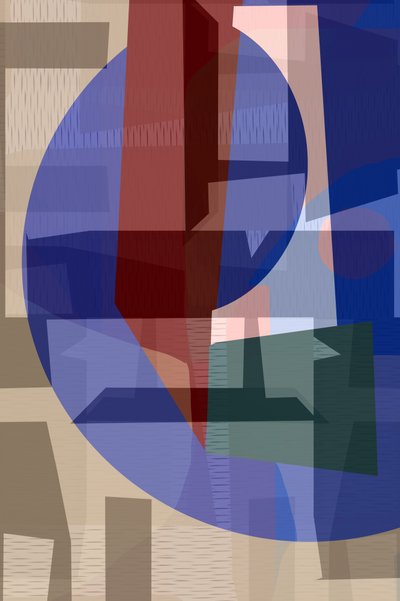 Overlappende geometriske lag af cartissi