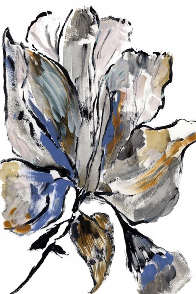 Malerisk blå blomst af cartissi