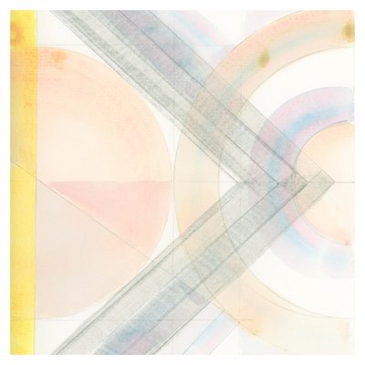 Pastelfarvede geometriske lag af cartissi