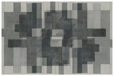 Geometrisk design i tonale nuancer af cartissi