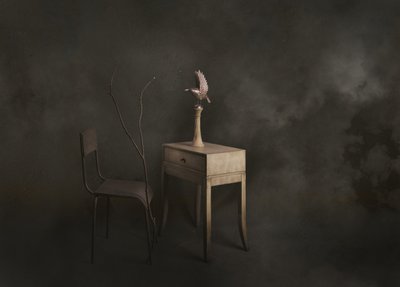 Stille fuglescene af chenyi wang