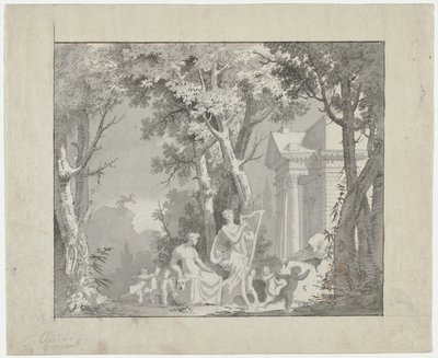 Klassisk Scene af circle of Francisco Vieira (Portuguese
