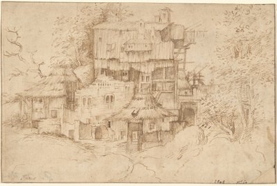 Et kompleks af rustikke huse bygget over ruiner af circle of Giorgione