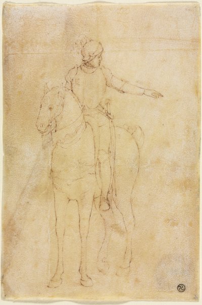 Panserfigur til hest af circle of Vittore Carpaccio