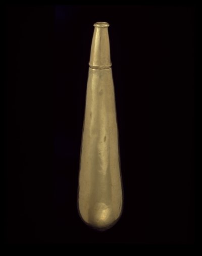 Tåreformet kokakolbe, 200-1600 e.Kr. (guld) af civilization Quimbaya
