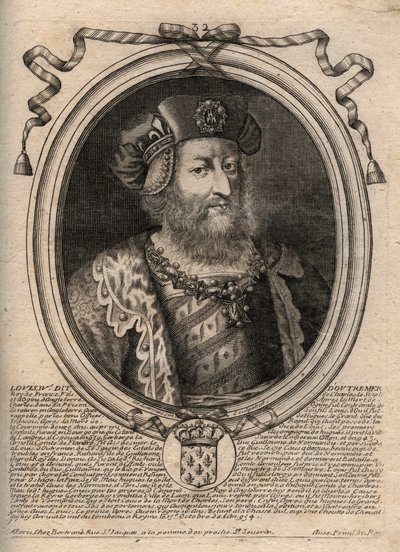 Portræt af Louis IV d
