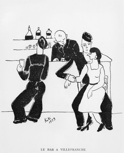 Bar at Villefranche, illustration fra 