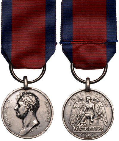 Waterloo-medaljen af decorations and medals Orders
