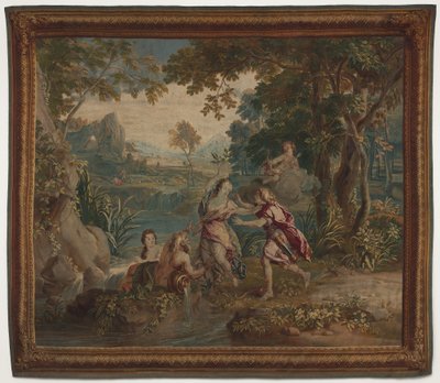 Apollo og Daphne af design by Charles de La Fosse; cartoon by Zeger Jacob van Helmont