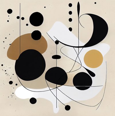 Bohau abstrakt kunst af F. Abderrahim
