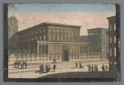 Se på Palazzo Doria-Tursi te Genua Udsigt over Palazzo del Duca d