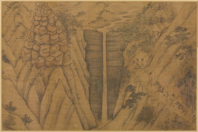 Bolig i Longmian ("Sleeping Dragon")-bjergene af follower of Li Gonglin