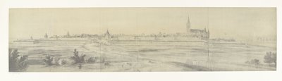 Udsigt over Elburg, 1672 Fotos af tegninger af den franske invasion af Holland i 1672 af Adam Frans van der Meulen bevaret i Manufacture des Gobelins (serietitel) af frères Moreau