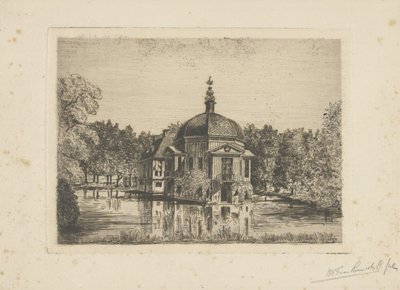 Udsigt over Trompenburgh af jonkheer Barthold Willem Floris van Riemsdijk