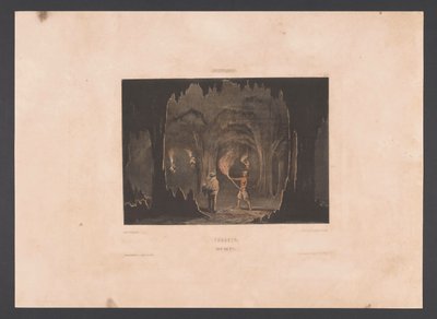 Caves of Hato Curacao. Cave of Hato (titel på objekt) Vestindien (serietitel på objekt) Udsigt fra Hollands Vestindien (serietitel) af jonkheer Jacob Eduard van Heemskerck