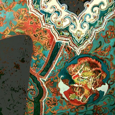 Kinesisk jakke, 2013 (blandede medier) af linda arthurs