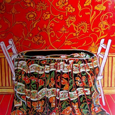Dining Out, 2014 (starter med mixed media) af linda arthurs