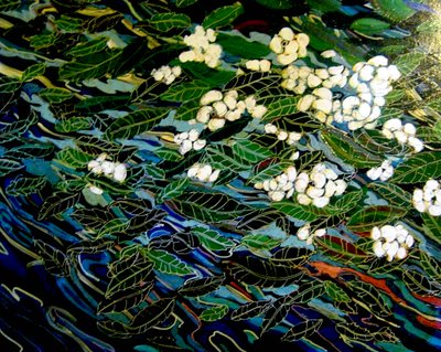 Blomster i vandløb, 2012 (blandede medier) af linda arthurs