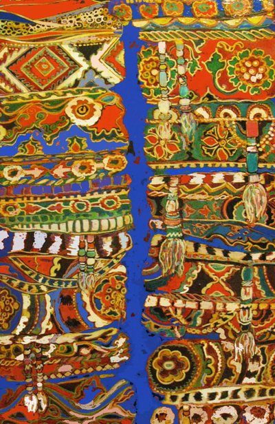 Tribal Hats, 2010 (blandet alt) af linda arthurs
