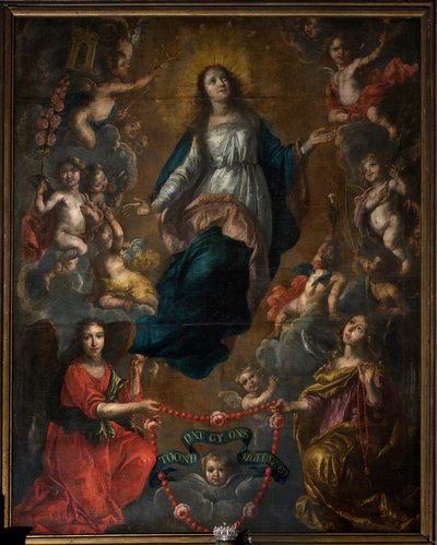 Sognekirke (Saint George Parish Church). Interiør. Marias antagelse. Nicolas de Liemaeckere. 1640. af or Liemaecker Nicolaas de Liemakere