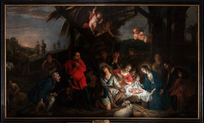 Hyrdernes tilbedelse af or Liemaecker Nicolaas de Liemakere