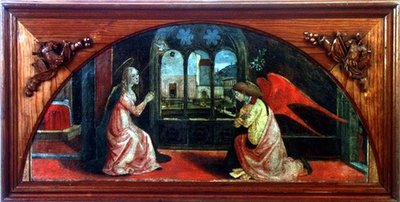 Bebudelse (tempera på panel) af or di Giovanni Monte del Fora
