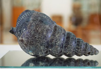 Rhyton (rituelt kar) af tritonskal, fra paladset i Malia, Kreta, Grækenland, minoisk civilisation af Unbekannt Unbekannt