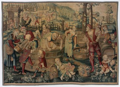 Efterår: Vintage Scene af possibly by Gobelins Manufactory