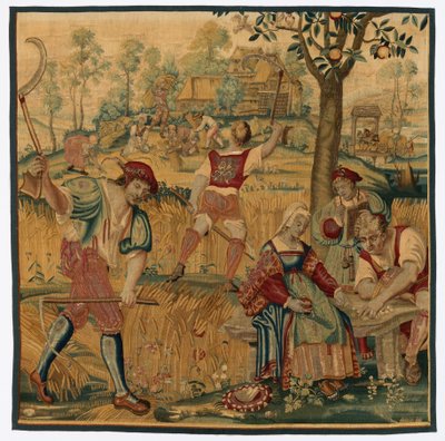 Sommer: Høstscene af possibly by Gobelins Manufactory