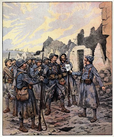 Mod! Vi får dem! General Philippe Petain (1856-1951) den 27. februar af pseudonym for Onfray de Breville Jacques Job