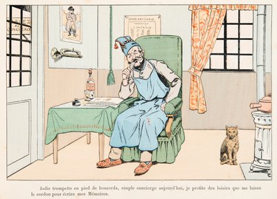 Jacques Marie Gaston Onfroy de Breville dit JOB (1858-1931) - Half Balance Writing Memories, Privat Samling af pseudonym for Onfray de Breville Jacques Job