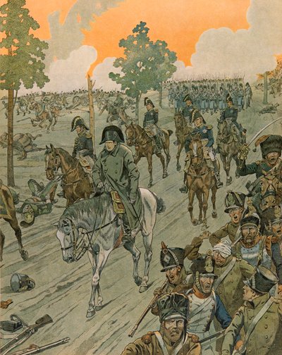 Jacques Marie Gaston Onfroy de Breville dit JOB (1858-1931) - Belgiens historie: Waterloo på slagets aften (18. juni af pseudonym for Onfray de Breville Jacques Job