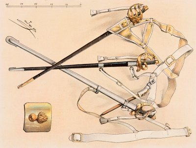 Jacques Marie Gaston Onfroy de Breville dit JOB (1858-1931) - Udklædning af franske tropper til enhver tid: Cavalry Sabre, Privat Samling af pseudonym for Onfray de Breville Jacques Job
