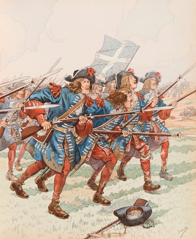 Jacques Marie Gaston Onfroy de Breville dit JOB (1858-1931) - Den første baionette (militær angreb på Louis XIII