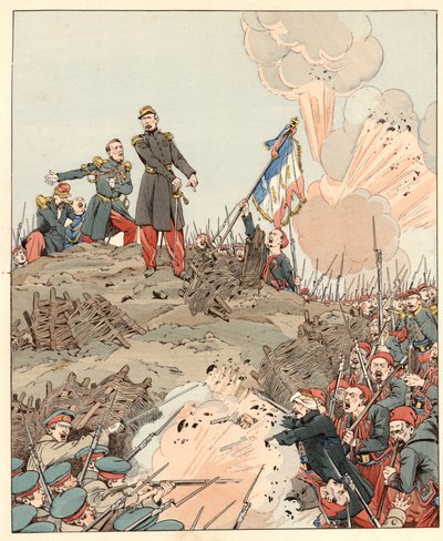 Sebastopols sæde under Krimkrigen, general Patrice de Mac-Mahon (Mac Mahon) (1808-1893) svarede "J