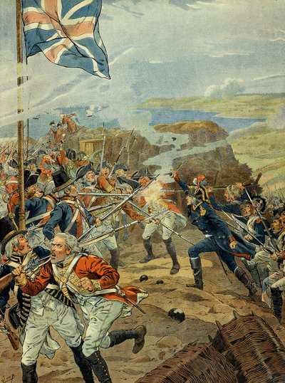 Armee of the Rhine and the French Revolution 1789: Napoleon I Bonaparte (1769-1821) anklagede englænderne ved Toulon i 1793. Sydfrankrigs grænser er invaderet af magter, der er koaliseret mod revolutionen. Englænderne besatte især Toulon af pseudonym for Onfray de Breville Jacques Job