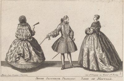 Unge Lord Francis/Lady i Mantilla af published by Jacques Chéreau