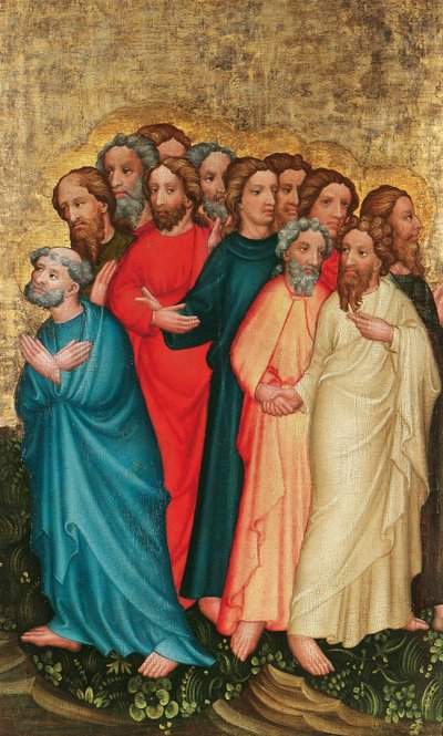 Apostlen Abschied af Österreichischer oder böhmischer Maler
