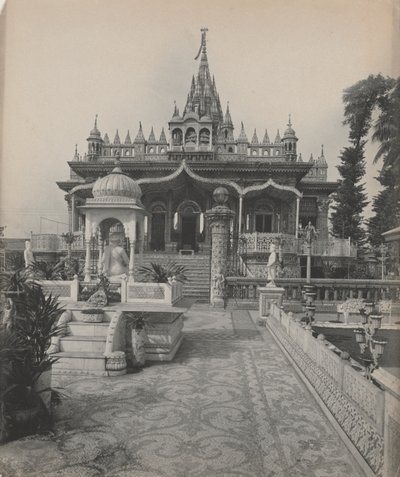 Pareshnath, Jain-templet, Calcutta af studio of A. W. A. Plâté Studio (Ceylonese)