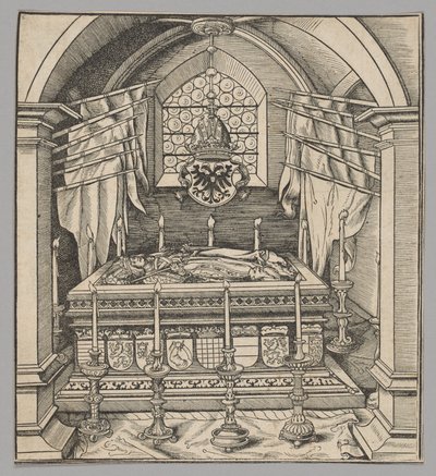 Gruftblatt, planche 24 fra Historiske scener fra kejser Maximilian I
