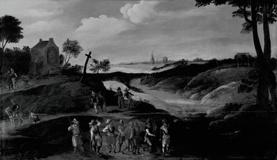 Landskab med figurer, ca. 160025. af the younger Joos de Momper