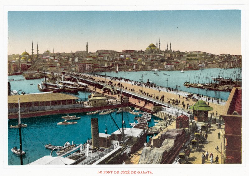Galata Coast Bridge (farvefoto) af European Photographer