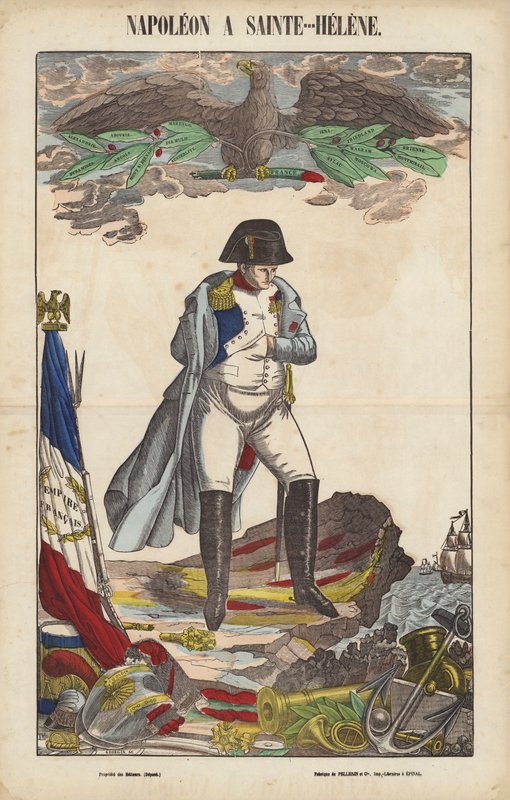 Napoleon A Sainte Helene af French School