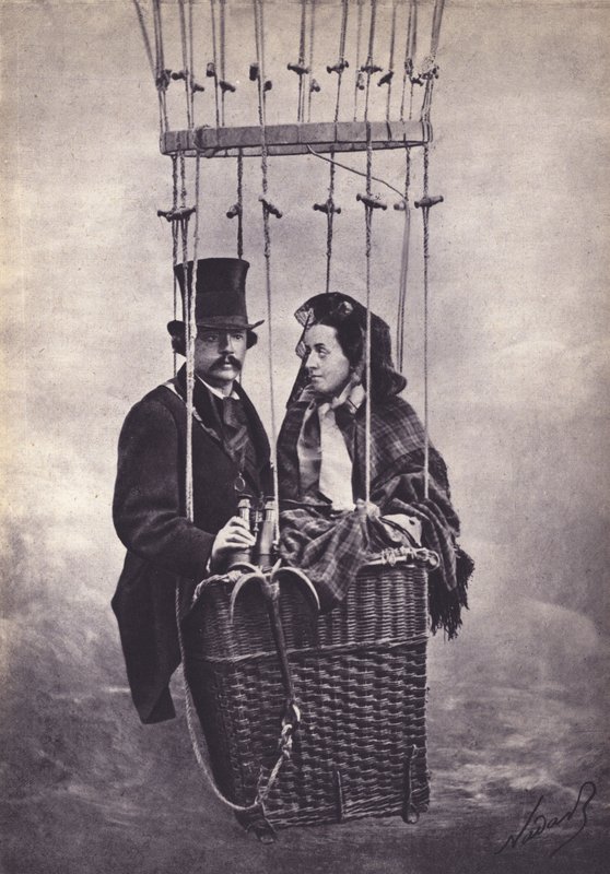 Nadar, fransk fotograf og aeronaut (s/h-foto) af (1820 1910) (after) Nadar